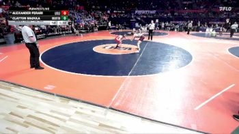1A 126 lbs Cons. Round 2 - Alexander Ferari, Lisle (Sr.) vs Clayton Madula, Richmond (R.-Burton)