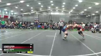 220 lbs Cross Bracket (8 Team) - Brady Davis, Iowa Gold vs Joseph Stein, Nebraska Red