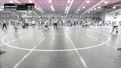 138 lbs Rr Rnd 3 - Drew Scherer, Blue Wave vs Owen Steger, 4M Strength