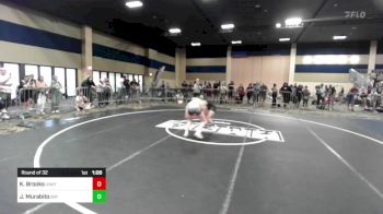 101 lbs Round Of 32 - Kaydyn Brooks, Unattached vs Juliana Murabito, Bay Area Dragons WC