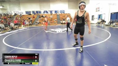 184 lbs Round 1 (16 Team) - Andrew Zarate, Lassen College vs Joe Guzman, San Joaquin Delta College