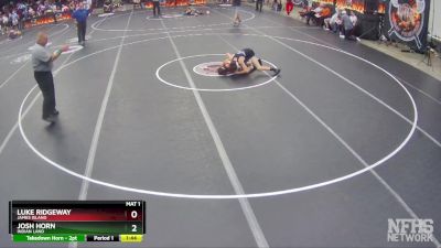 4A 106 lbs Quarterfinal - Josh Horn, Indian Land vs Luke Ridgeway, James Island