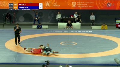 61 kg Round 4 - Austin DeSanto, USA vs Aman Aman, IND