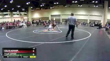 160 lbs Round 3 (10 Team) - Tyler Simmer, Dakota Wrestling Nation vs Collin Wonner, CHOICES (Beaver Local)