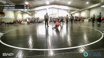 58 lbs 3rd Place - Caliber Welch, Claremore Wrestling Club vs Chevy Welden, Raw Wrestling Club