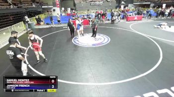 132 lbs Champ. Round 1 - Samuel Montez, Selma High School Wrestling vs Jamison French, USA Gold