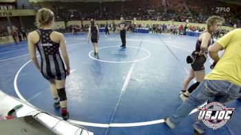 110 lbs Consi Of 8 #1 - Nelly Barton, Chandler Takedown Club vs Alyssa Navarette, Randall Youth Wrestling Club