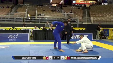 Mateus Alexandrino Dos Santos Ma vs Luca Perote Veras 2025 Pan Jiu Jitsu IBJJF Championship