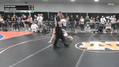 190 lbs Consi Of 32 #1 - Dylan Frass, OH vs Cade Haskins, TX