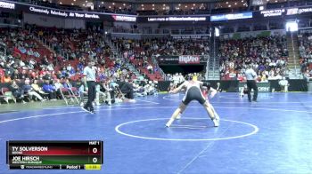 3A-144 lbs Cons. Round 4 - Ty Solverson, Boone vs Joe Hirsch, Western Dubuque