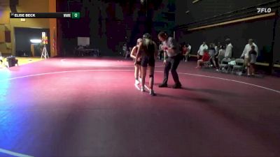 130 lbs 21st Place Match - Elise Beck, Waterloo West vs Jaelynn Wilson, Waterloo West