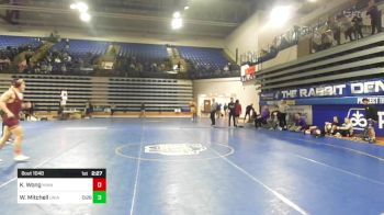 157 lbs Consi Of 8 #2 - Kyler Wong, Minnesota vs Wade Mitchell, Northern Iowa