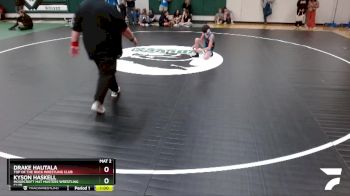 85 lbs Cons. Round 2 - Drake Hautala, Top Of The Rock Wrestling Club vs Kyson Haskell, Moorcroft Mat Masters Wrestling Club