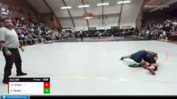 113 lbs Cons. Semi - Ethan Green, Illinois Valley vs Adam Reyes, Kennedy