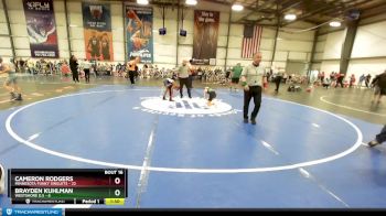 68 lbs Rd# 7- 10:45am Saturday Final Pool - Cameron Rodgers, Minnesota Funky Singlets vs Brayden Kuhlman, Westshore D.S