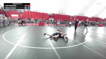 144 lbs Cons. Semi - Alex Martinez, B.A.M. Training Center vs Breck Ritchie, Team Nazar Training Center