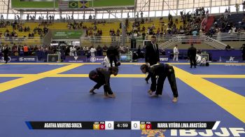 Agatha Martins Souza vs Maria Vitória Lima Anastácio 2025 Brasileiro Jiu-Jitsu IBJJF