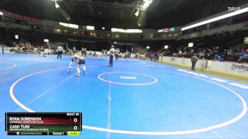 88 lbs Quarterfinal - Ryan Sorenson, Chargers Wrestling Club vs Cash Tuni, Dennehotso Boarding School
