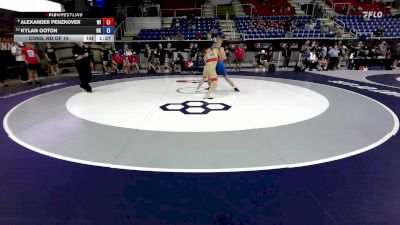 144 lbs Cons. Rd Of 16 - Alexander Penzkover, WI vs Kylan Ooton, OK