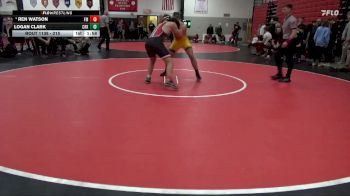 215 lbs 5th Place Match - Logan Clark, CR Kennedy vs Ren Watson, Fort Madison