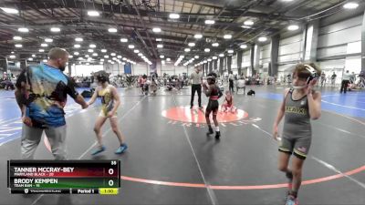 76 lbs Rd# 10- 4:00pm Saturday Final Pool - Tanner McCray-Bey, Maryland BLACK vs Brody Kempen, Team BAM