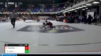 106 lbs Champ. Round 1 - Devon Jones, Moline vs Neel Talpallikar, Barrington