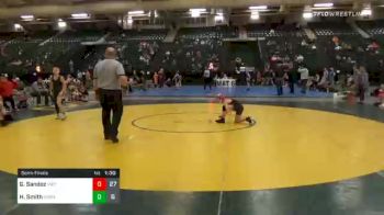 84 lbs Semifinal - Gage Sandoz, Valentine Wrestling Club vs Hayden Smith, GI Grapplers Gold