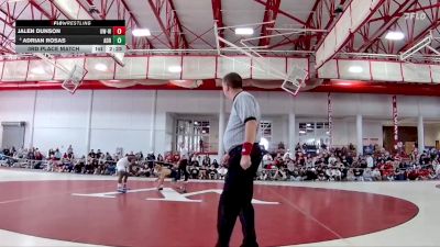 125 lbs 3rd Place Match - Adrian Rosas, Adrian vs Jalen Dunson, Wisconsin-Whitewater