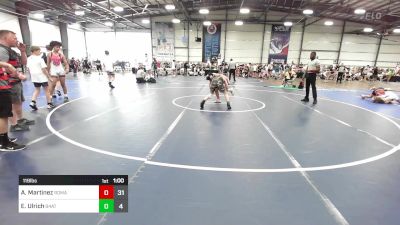 119 lbs Rr Rnd 2 - Alex Martinez, Roman Legion vs Evan Ulrich, 84 Athletes