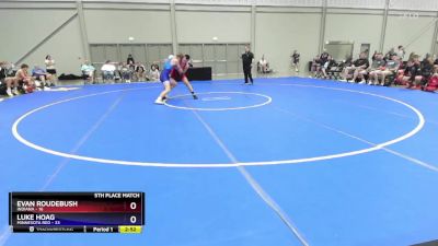165 lbs Placement Matches (8 Team) - Evan Roudebush, Indiana vs Luke Hoag, Minnesota Red