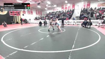 135 lbs Cons. Round 3 - Ava Hamblen, Norco vs Jessica Lopez, Eisenhower