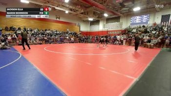 113 lbs Consi Of 8 #2 - Jackson Ella, Bedford vs Mason Morrison, Plymouth