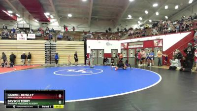 105-111 lbs Round 1 - Bryson Terry, Hardway Wrestling Academy vs Gabriel Rowley, Hammer Down Academy