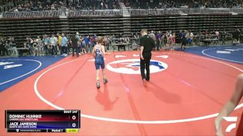 86 lbs Cons. Round 1 - Dominic Huhnke, Lander USA Wrestling vs Jace Jameson, North Big Horn Rams