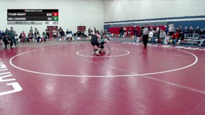189 lbs Cons. Round 1 - Bill Cooper, Edina vs Tyler Kraft, Marshall