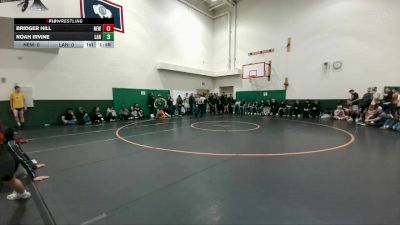 132 lbs Round 4 (6 Team) - Bridger Hill, Newcastle vs Noah Irvine, Lander