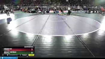 4A 126 lbs Quarterfinal - Brody Kemble, Middleton vs Aidan Go, Caldwell