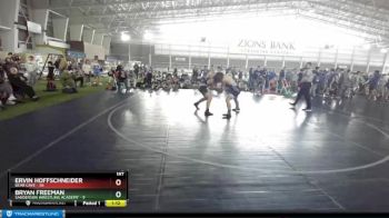 187 lbs Quarters & Wb (16 Team) - Bryan Freeman, Sanderson Wrestling Academy vs Ervin Hoffschneider, Bear Cave