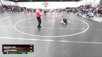 126 lbs Champ. Round 2 - Brayden Madl, Crandon vs Jayden Barber, Hopkins
