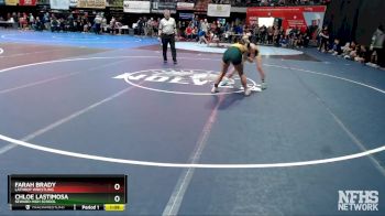 126G Champ. Round 1 - Chloe Lastimosa, Seward High School vs Farah Brady, Lathrop Wrestling