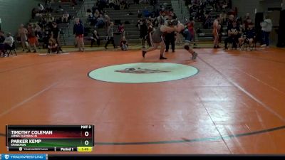 222 lbs Round 3 - Parker Kemp, Sparkman vs Timothy Coleman, James Clemens HS