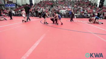 46 lbs Quarterfinal - Leo Sears, Newkirk Takedown Club vs Elijah Dugan, Kansas Young Guns
