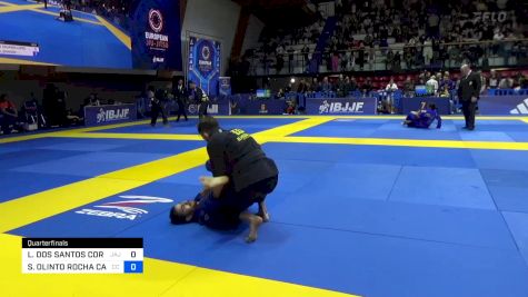 LUCAS DOS SANTOS CORRAINI vs SILVIO OLINTO ROCHA CAVALCANTE 2024 European Jiu-Jitsu IBJJF Championship