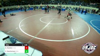 55 lbs Semifinal - Ayden Rodden, Hilldale Youth Wrestling Club vs Carter Deschaines, Borger Youth Wrestling