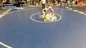 100 lbs Champ. Round 2 - Leah Stringfellow, Unattached vs Julia Hernandez, Unattached