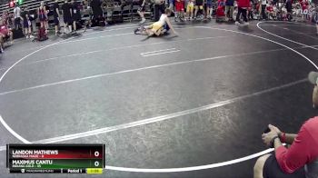 95 lbs Round 2 (6 Team) - Maximus Cantu, Indiana Gold vs Landon Mathews, Nebraska Maize