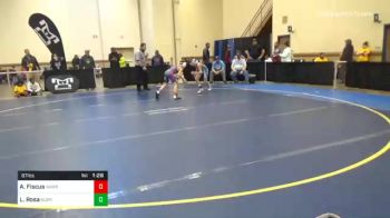 87 lbs Prelims - Adika Fiscus, Warren vs Luca Rosa, Burrell