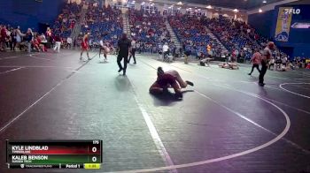 175 lbs Champ. Round 1 - Kaleb Benson, Sussex Tech vs Kyle Lindblad, Timberlane