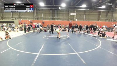 160 lbs Rr Rnd 5 - Max Tallada, Maine Hammahs - MSE vs Lucas Drake, Mat Assassins Red - MSE