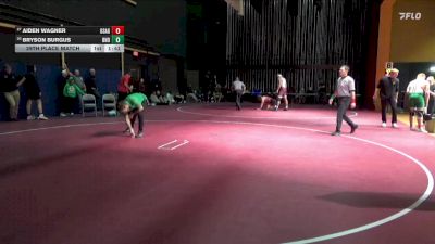 215 lbs 29th Place Match - Bryson Burgus, Burlington Notre Dame vs Aiden Wagner, Osage